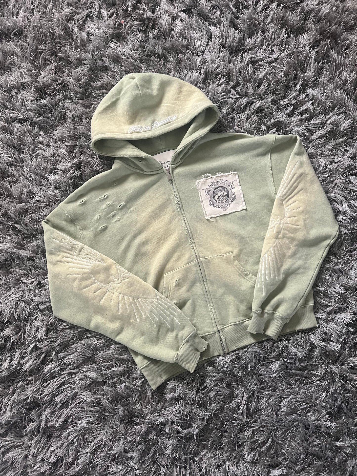 Green Hell in Paradise Zip-Up